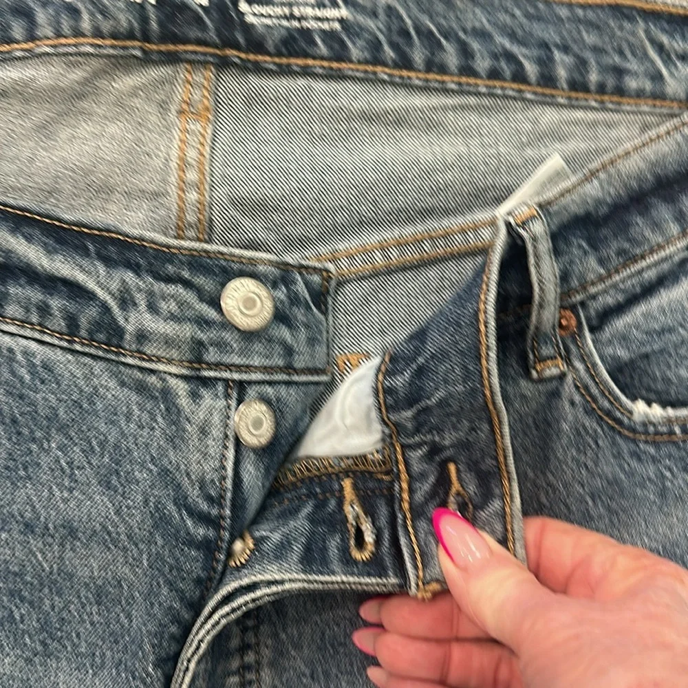 Old Navy NWOT High Rise Slouchy Straight Jeans